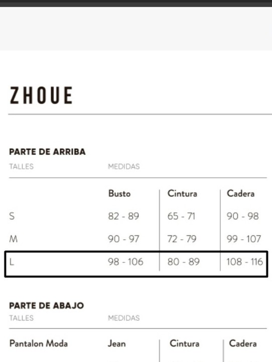BODY -  ZHOUE (NUEVO CON ETIQUETA), imagen 5 de 5