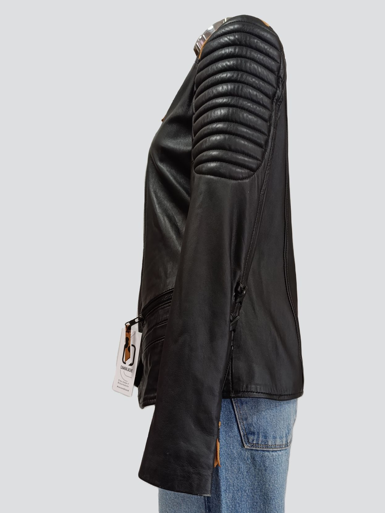 CHAQUETA 100% CUERO  - DEMU, imagen 4 de 4